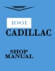 1961 CADILLAC REPAIR MANUAL - ALL MODELS